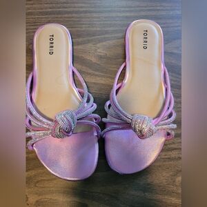 Torrid sparkly slip ons